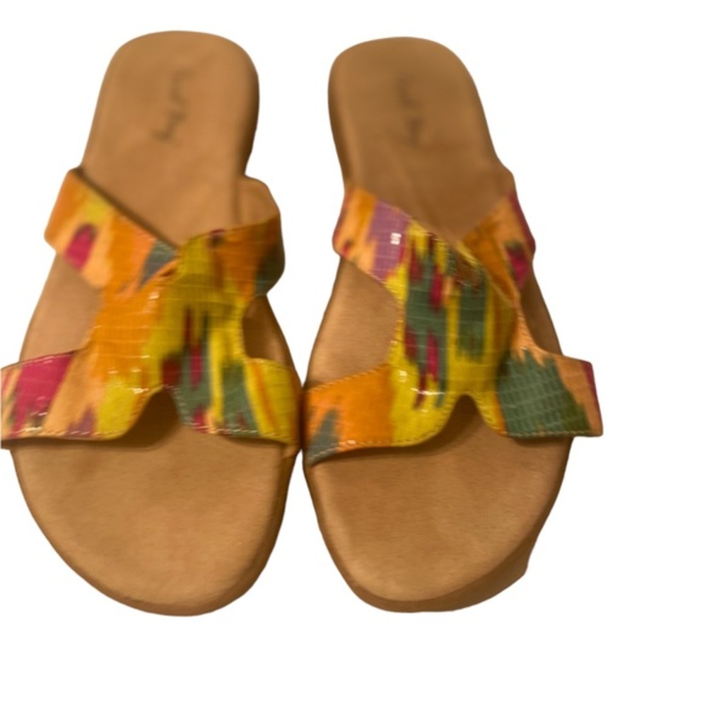 Coral.Bay Petrine Multicolored Sandals Size 8.5M
